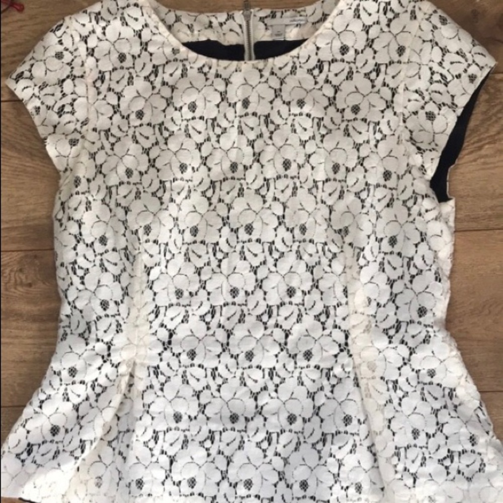 Halogen lace blouse